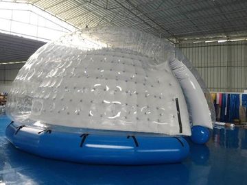 半透明で膨脹可能な泡テント/膨脹可能なヤードのテント白いポリ塩化ビニールの防水シート