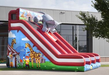 大きいサーカスの商業膨脹可能なスライド象の Infatable の乾燥したスライド