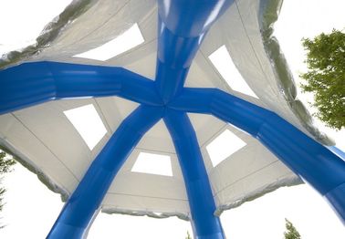 青く大きい Comercial の等級のドームの広告のための膨脹可能なテント水証拠ポリ塩化ビニール