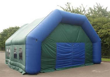 注文の空気避難所の膨脹可能な庭のテントを印刷する膨脹可能な玄関ひさしのテントのロゴ