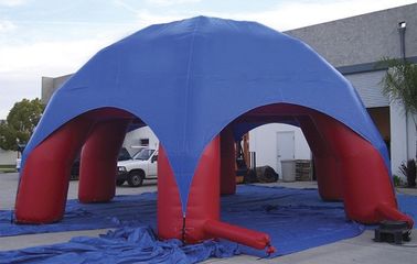 6 本の足を搭載する 10m 膨脹可能なくものテントのドームの Inflatble のカスタマイズされたテント