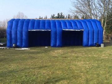 商業青く膨脹可能なテント移動式車のガレージの爆発のテント