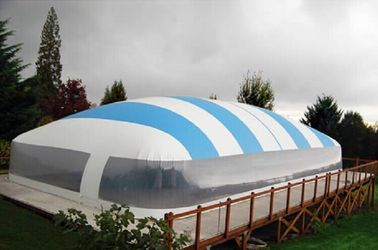 プールの防水膨脹可能な空気テント ポリ塩化ビニールの防水シート材料