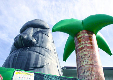 Tiki の島のテーマの大きい 28ft 膨脹可能な上昇の壁のパーティー用のゲーム