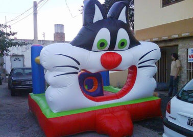 普及した Moonwalk の跳ね上がりの家の Inflatables の大きい 3D 設計猫
