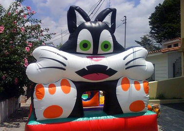 普及した Moonwalk の跳ね上がりの家の Inflatables の大きい 3D 設計猫