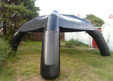 大きいポリ塩化ビニール車の避難所の膨脹可能なくものテント ブースのテントは 4 本の足をカスタマイズしました
