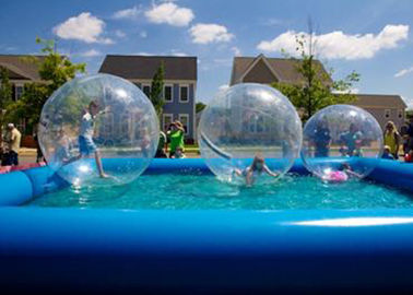 子供のための屋外のプール、膨脹可能なプールのための 0.9mm ポリ塩化ビニールの歩く球