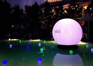 夜膨脹可能な広告プロダクト、表示のための紫色の膨脹可能な LED の気球ライト
