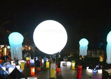 1.5m 導かれた立場の気球の膨脹可能な照明装飾、広告は気球ライトを導きました