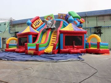 Inflatables の屋外の弾力がある城は、膨脹可能なパーティー用のゲーム子供の小型膨脹可能なジャンパーをもてあそびます