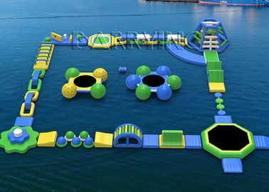 防水防水シート使用料/祝祭の活動のための膨脹可能な浮遊水公園装置