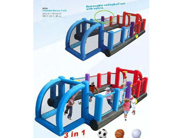 子供の 1 つの nflatable フットボール/サッカー競技場/裁判所の膨脹可能なスポーツのゲーム 3