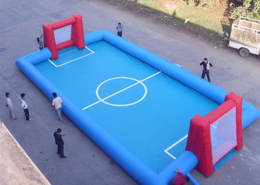 空気ポンプを搭載する屋外の 12 x 2 x 6m の膨脹可能なサッカー競技場/フットボール競技場