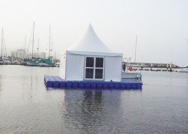 巨大で膨脹可能な浮遊テント、質はポリ塩化ビニール材料が付いているプールのテントをカスタマイズしました