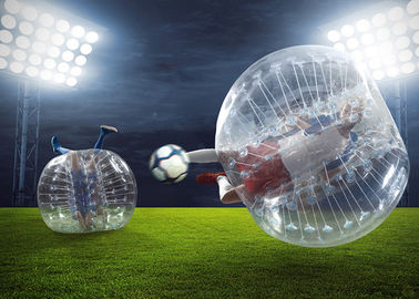1.2m の直径 TPU/ポリ塩化ビニールの泡フットボール、屋外の膨脹可能なおもちゃ 0.8mm の泡サッカー