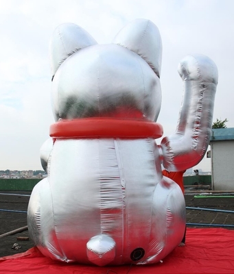 ポリ塩化ビニール 6m の高さの膨脹可能な広告プロダクト幸運の猫によってカスタマイズされる漫画