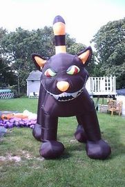 セリウムの証明書のハロウィンの祝祭のための屋外の巨大な広告のInflatablesの黒猫