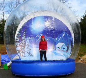 屋外の透明で美しく巨大な広告のInflatablesの雪の地球のセリウムの承認