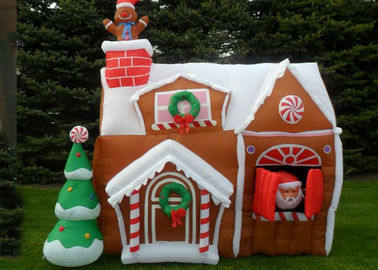 注文の跳ね上がりのクリスマスの祝祭のための膨脹可能な広告プロダクト クリスマスの家