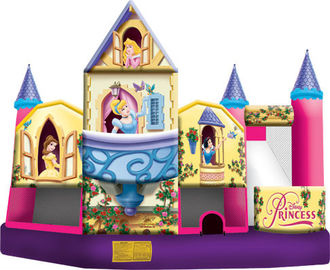 ディズニーThemed Inflatable Bounce王女は子供のための商業用等級を収容します