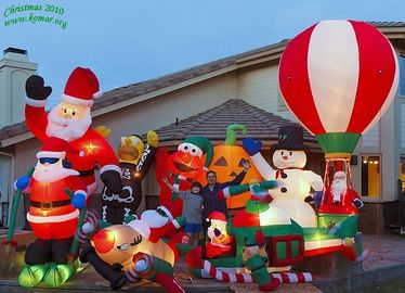 多彩で膨脹可能な広告プロダクト屋外の膨脹可能なクリスマスの装飾