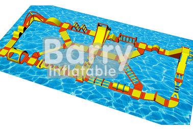 水ゲームの0.9mmプラトン ポリ塩化ビニールの防水シートとの膨脹可能な浮遊障害物コース