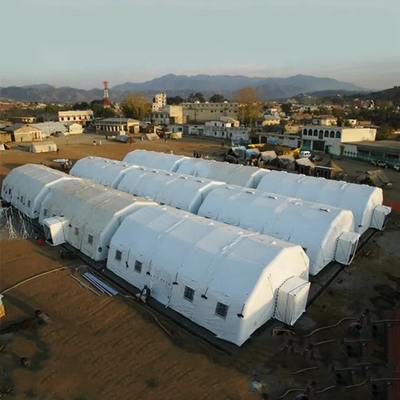 携帯用空気によって密封される膨脹可能なテントの気密の大きい緊急の病院の存続のテント