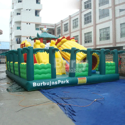 ポータブルインフレータブル世界遊園地カスタム屋外子供空気インフレータブル遊び場