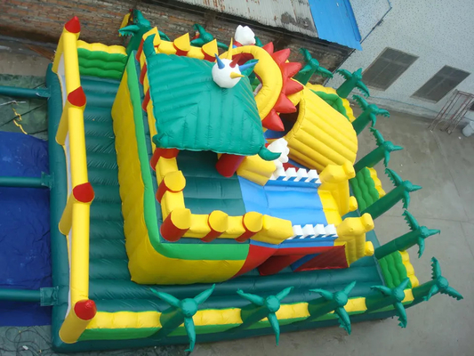 ポータブルインフレータブル世界遊園地カスタム屋外子供空気インフレータブル遊び場