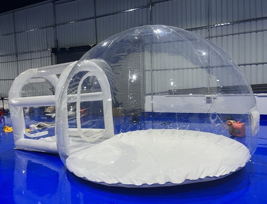1 mm PVC 透明なインフレータブル バブル キャンプ テント デジタル印刷