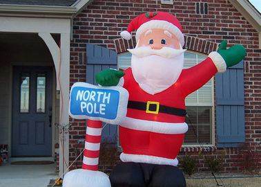 祝祭のための顧客用膨脹可能な広告プロダクト膨脹可能なクリスマス サンタ