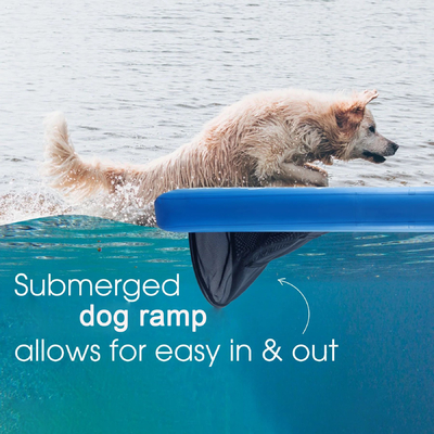 屋外 小型 犬 浮遊式 膨張式 梯子 犬 梯子 ランプ 犬 ペット 犬 水中から 登る