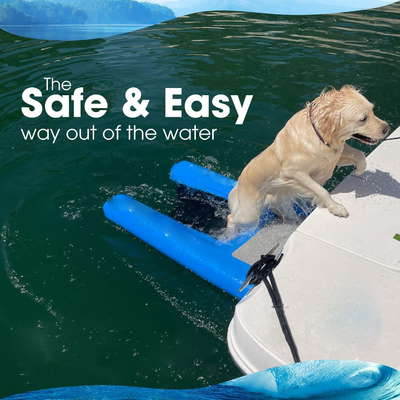 犬を水から抜け出すのを助ける DWF PVC タールパウリン 犬の梯子 犬の水上ランプ ペットの水泳のための充気用