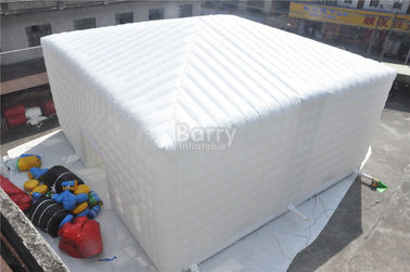 白15x15Mの膨脹可能なテント、でき事のための顧客用導かれた膨脹可能な党テントの立方体