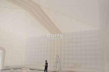白15x15Mの膨脹可能なテント、でき事のための顧客用導かれた膨脹可能な党テントの立方体