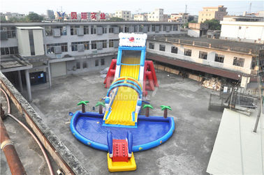 子供のための0.55mmポリ塩化ビニールの防水シートの巨大で膨脹可能なスライド、保証1 - 3年の