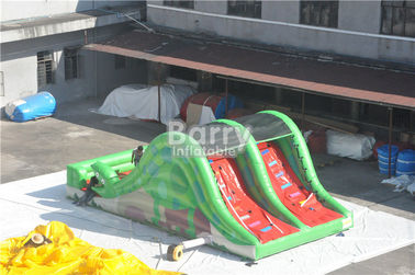 昇進の子供のおもちゃの後ろ階段が付いている膨脹可能なヘビのスライド