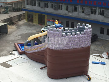 産業商業用等級のドラゴン大きく膨脹可能な水スライド カスタマイズされる15*11*8m