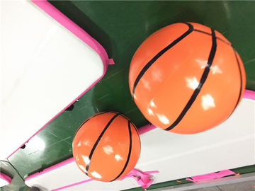 大人1.9mの高さの巨大な膨脹可能なバスケットボールのフープ セットのための楽しみの膨脹可能な相互ゲーム パーティー ゲーム