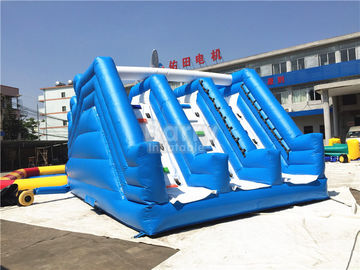 屋外の大きくすばらしい携帯用送風鋭いスライド膨脹可能な浮遊水公園