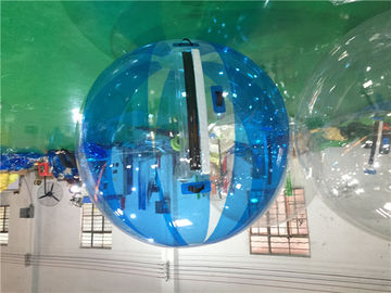 ポリ塩化ビニール/TPUの屋外の膨脹可能なおもちゃの水球、子供の膨脹可能な水歩く球の白い2mの歩行