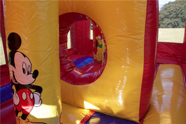 商業催し物のためのすばらしいミッキー マウスの跳躍の城の膨脹可能な跳ね上がりの家