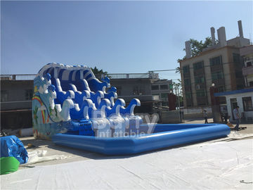 屋外の波膨脹可能な水プールのスリップNのスライド/ウォーター・スポーツのゲーム ポリ塩化ビニールの防水シート材料