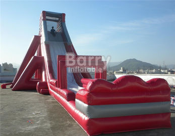 楽しみの大人のための巨大で赤いカバ水スライド/膨脹可能なスリップNのスライド