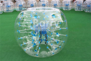 1m 1.2m 1.5m 1.8mポリ塩化ビニール/TPUの子供および大人のための白い爆発のハムスターの球の泡球のサッカー
