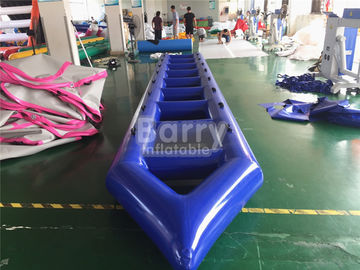 PVCウォーターパークブルークレイジーインフレータブルウォーターフライングボート環境保護