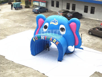 運動でき事青い象の膨脹可能な入口のアーチのゲート保証6か月の