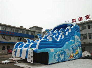プール、大人の膨脹可能な水公園のスライドのための巨大で膨脹可能な水スライド
