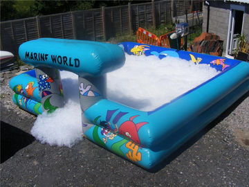 正方形の携帯用水プール、屋外の楽しみ党ダンスのゲームの膨脹可能な石鹸の泡ピットのプール